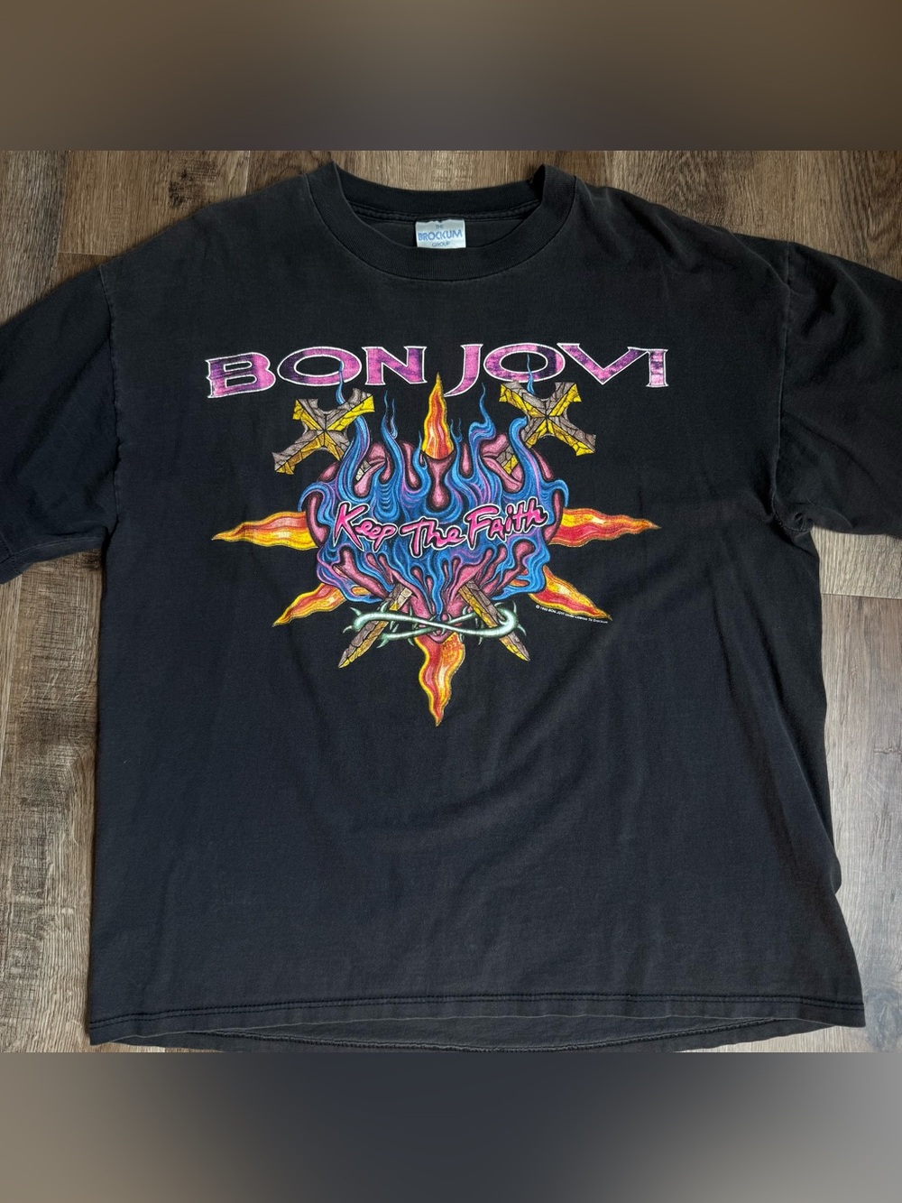 Rare Vintage 1993 Bon Jovi Keep The Faith World Tour ‘93 T-shirt